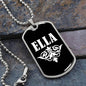 Ella v03a - Luxury Dog Tag Necklace