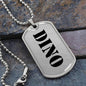 Dino - Luxury Dog Tag Necklace