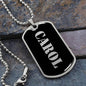 Carol v2 - Luxury Dog Tag Necklace