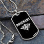 Rosemary v03a - Luxury Dog Tag Necklace