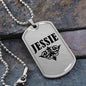 Jessie v01a - Luxury Dog Tag Necklace