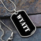 Wyatt v3 - Luxury Dog Tag Necklace