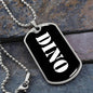 Dino v3 - Luxury Dog Tag Necklace