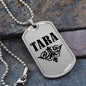 Tara v01a - Luxury Dog Tag Necklace