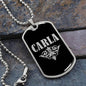 Carla v02a - Luxury Dog Tag Necklace