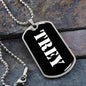 Trey v3 - Luxury Dog Tag Necklace