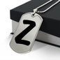 Initial Z v1b - Luxury Dog Tag Necklace
