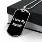 Love My Mastiff v6 - Luxury Dog Tag Necklace