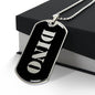 Dino v2 - Luxury Dog Tag Necklace