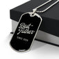 Best Father Since 2024 v3 - Luxury Dog Tag Necklace