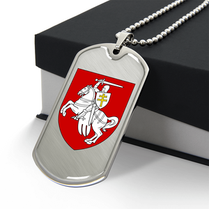 Pahonia (Belarus) - Luxury Dog Tag Necklace