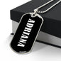 Adriana v03 - Luxury Dog Tag Necklace