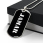 Jamar v3 - Luxury Dog Tag Necklace