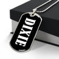 Dixie v03 - Luxury Dog Tag Necklace