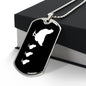 Mama Chicken With 3 Chicks v3 - Luxury Dog Tag Necklace