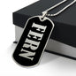 Fern v02 - Luxury Dog Tag Necklace