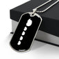 Mama Hedgehog With 4 Hoglets v3 - Luxury Dog Tag Necklace