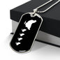 Mama Chicken With 4 Chicks v3 - Luxury Dog Tag Necklace
