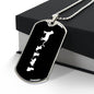 Mama Cat With 4 Kittens v3 - Luxury Dog Tag Necklace
