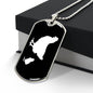 Mama Chicken With 1 Chick v3 - Luxury Dog Tag Necklace