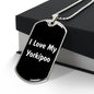 Love My Yorkipoo v6 - Luxury Dog Tag Necklace