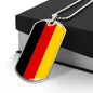 German Flag - Luxury Dog Tag Necklace