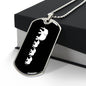 Mama Elephant With 3 Calves v3 - Luxury Dog Tag Necklace
