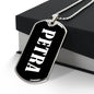 Petra v03 - Luxury Dog Tag Necklace