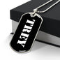 Trey v3 - Luxury Dog Tag Necklace