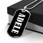 Adele v03 - Luxury Dog Tag Necklace