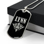 Lynn v02a - Luxury Dog Tag Necklace