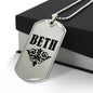 Beth v01a - Luxury Dog Tag Necklace