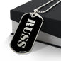 Russ v2 - Luxury Dog Tag Necklace