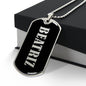 Beatriz v02 - Luxury Dog Tag Necklace