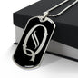 Initial Q v001-22 - Luxury Dog Tag Necklace