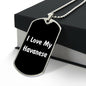 Love My Havanese v6 - Luxury Dog Tag Necklace