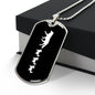 Mama Wolf With 3 Pups v3 - Luxury Dog Tag Necklace