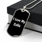 Love My Collie v6 - Luxury Dog Tag Necklace