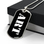 Art v3 - Luxury Dog Tag Necklace