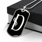 Initial D v001-23 - Luxury Dog Tag Necklace
