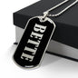 Bette v02 - Luxury Dog Tag Necklace