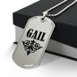 Gail v01a - Luxury Dog Tag Necklace