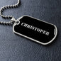 Christoper v2 - Luxury Dog Tag Necklace