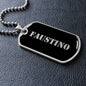 Faustino v2 - Luxury Dog Tag Necklace