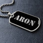 Aron v2 - Luxury Dog Tag Necklace