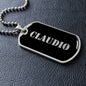 Claudio v2 - Luxury Dog Tag Necklace