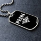 Pearl v03a - Luxury Dog Tag Necklace