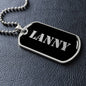 Lanny v2 - Luxury Dog Tag Necklace