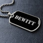 Dewitt v2 - Luxury Dog Tag Necklace