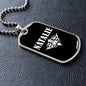 Natalie v03a - Luxury Dog Tag Necklace